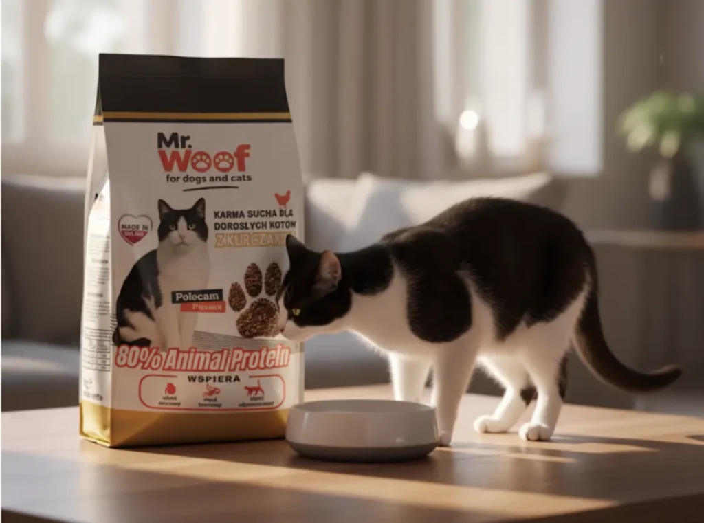 KOT PUSZEK - Aranżacja produktowa MR.WOOF