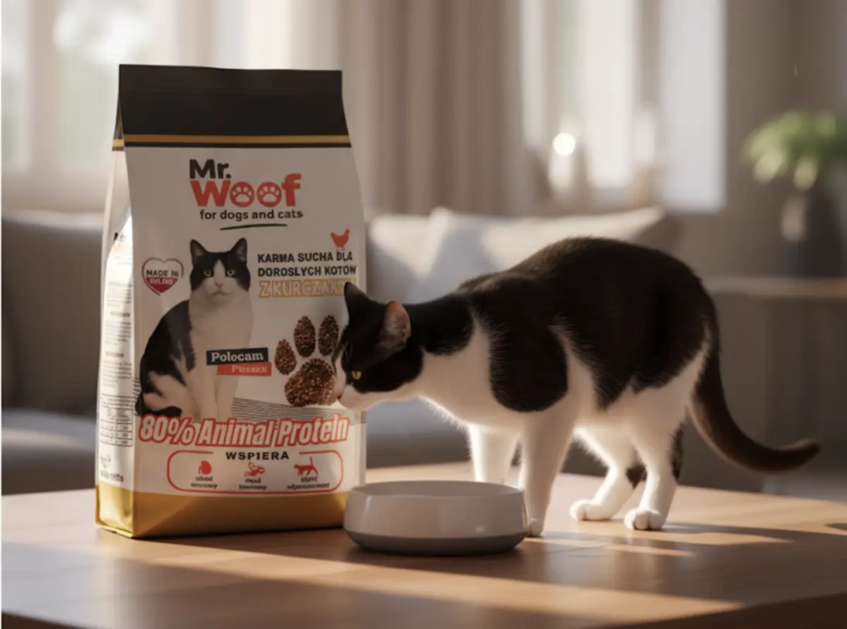 KOT PUSZEK - Aranżacja produktowa MR.WOOF